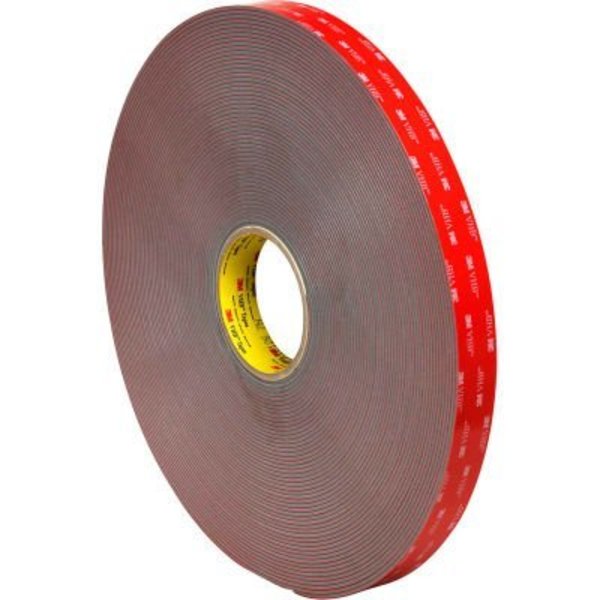 Box Packaging 3M„¢ 4991 Double Sided VHB„¢ Acrylic Foam Tape 1" x 5 Yds. 90 Mil Gray VHB499101R